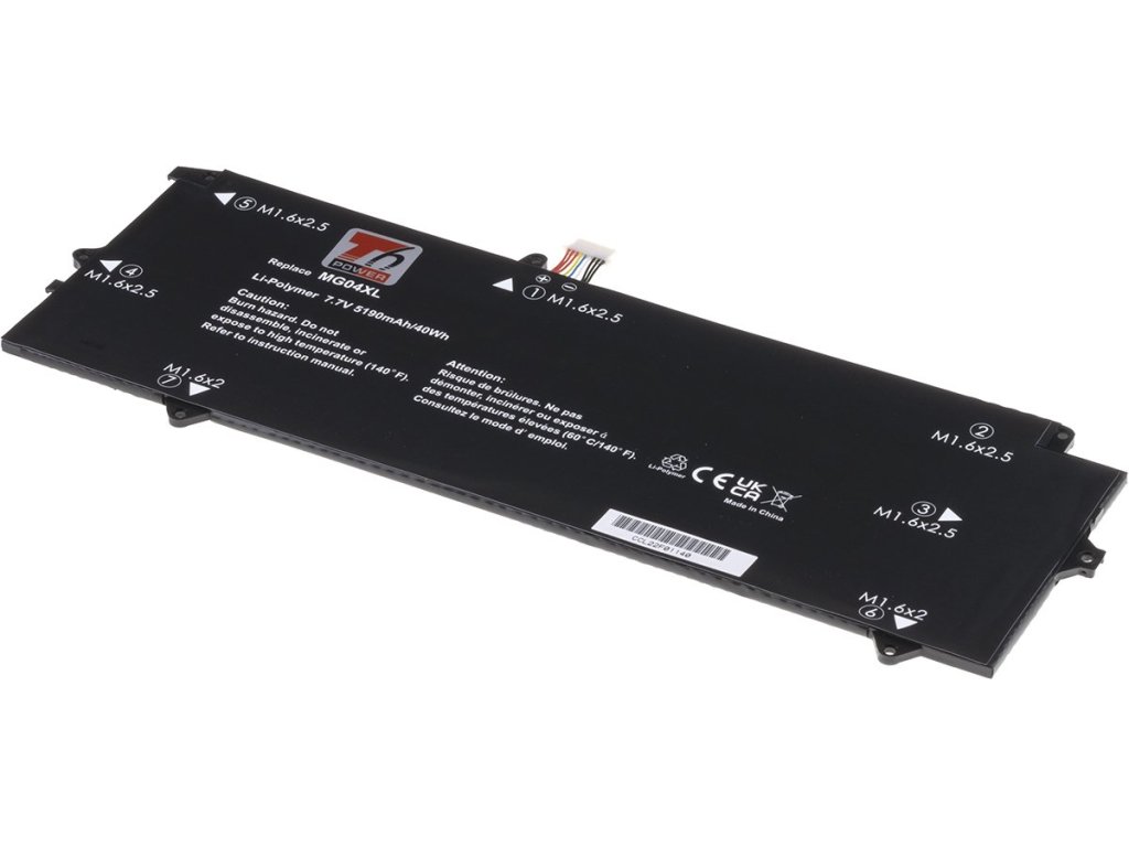 T6 Power Baterie HP Elite x2 1012 G1, 5190mAh, 40Wh, 4cell, Li-pol (NBHP0185)