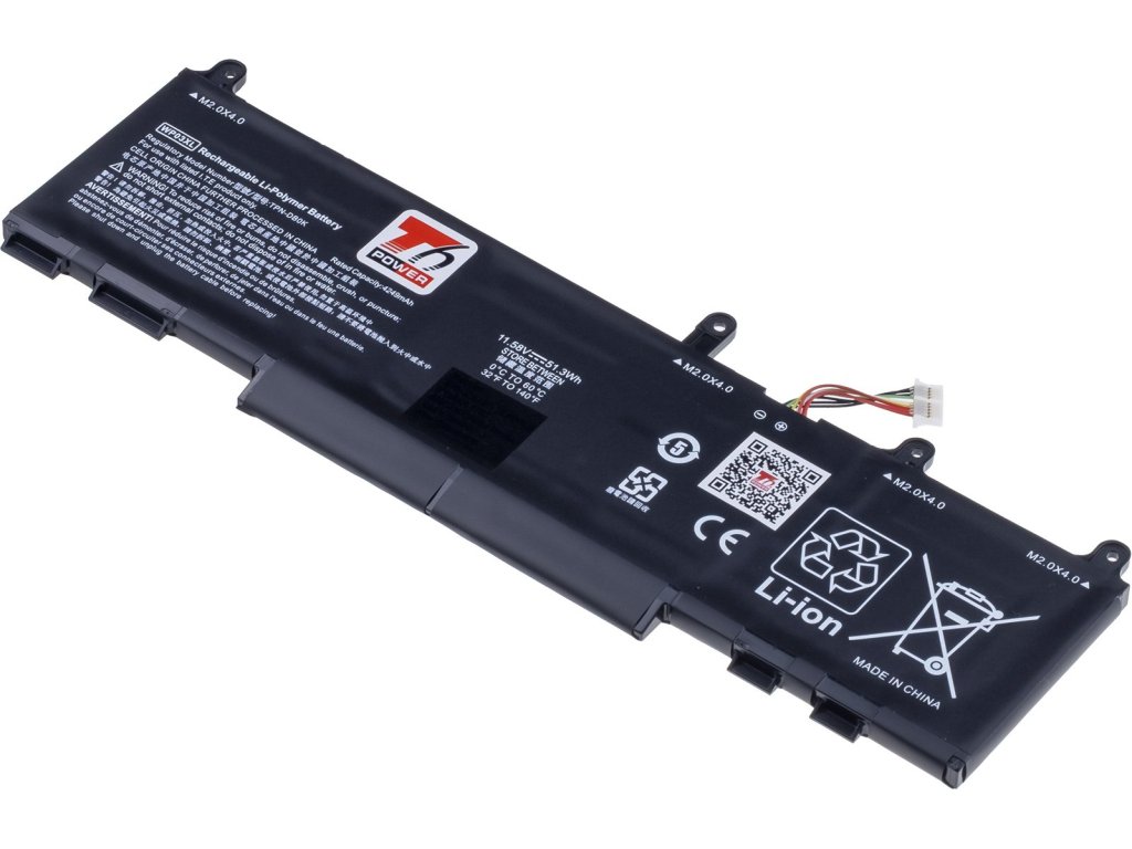 T6 Power Baterie HP EliteBook 830 G9, 840 G9, 860 G9, 1040 G9, 4430mAh, 51,3Wh, 3cell, Li-pol (NBHP0240)
