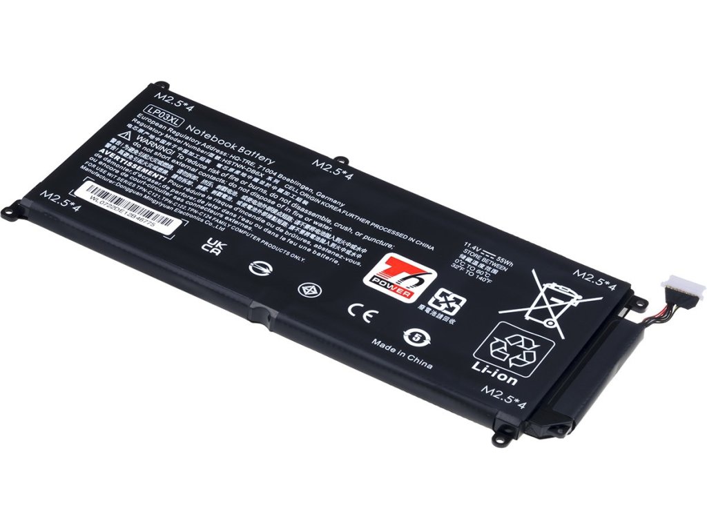 T6 Power Baterie HP Envy 15-ae000, 15-ae100 serie, 4800mAh, 55Wh, 3cell, Li-pol (NBHP0130)