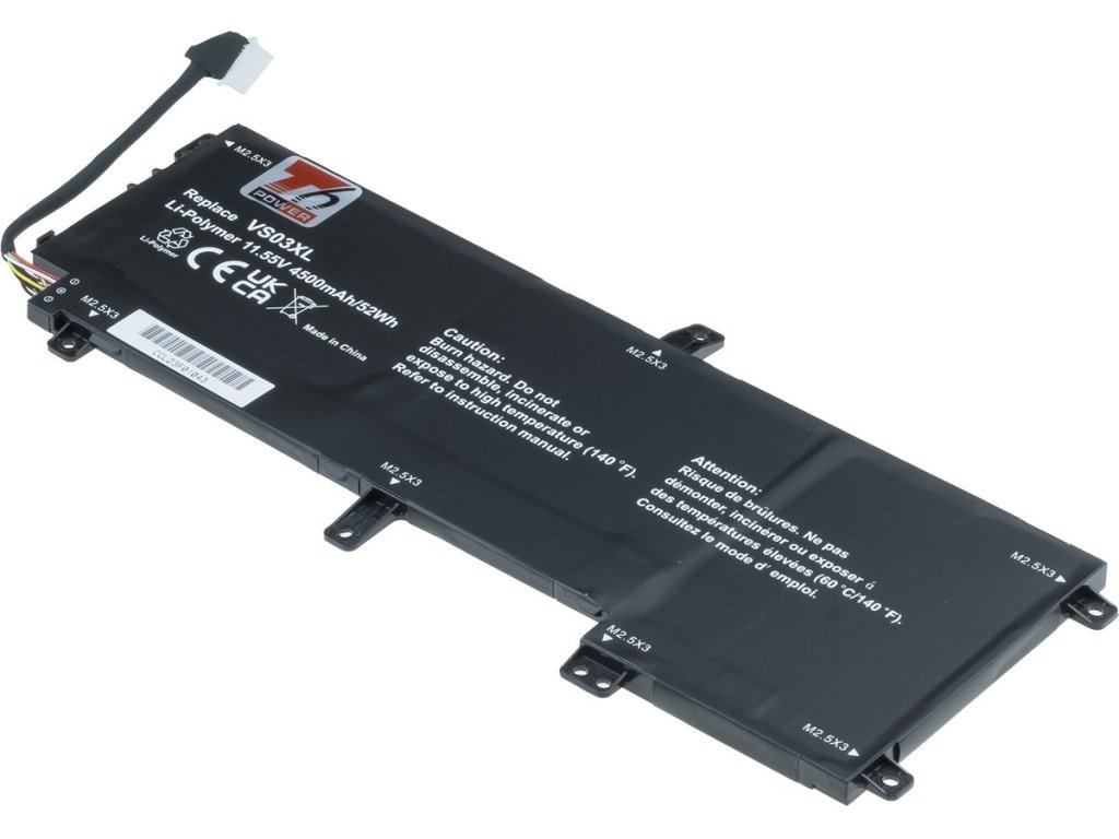 T6 Power Baterie HP Envy 15-as000, 15-as100, 4500mAh, 52Wh, 3cell, Li-poly (NBHP0198)