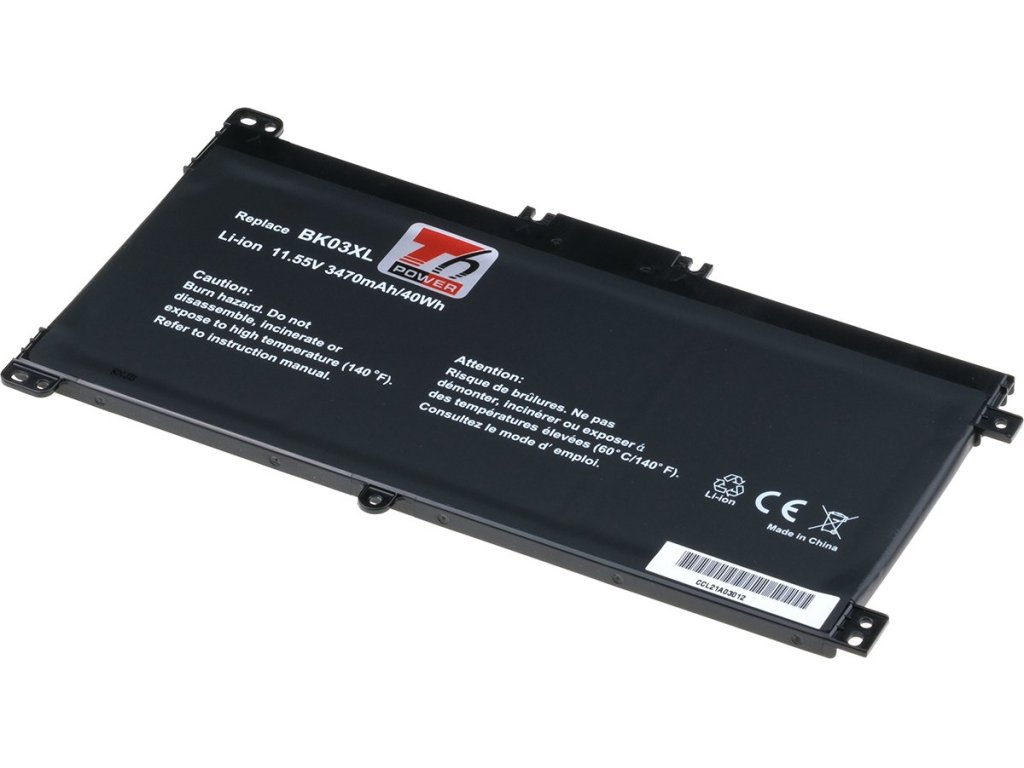 T6 Power Baterie HP Pavilion 14-ba000, 14-ba100, 14-ba200 x360 serie, 3470mAh, 40Wh, 3cell, Li-ion (NBHP0151)