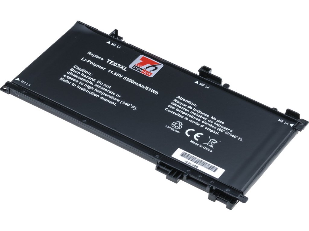T6 power Baterie HP Pavilion 15-bc000, 15-bc200, Omen 15-ax000, 5300mAh, 61Wh, 3cell, Li-pol (NBHP0131)