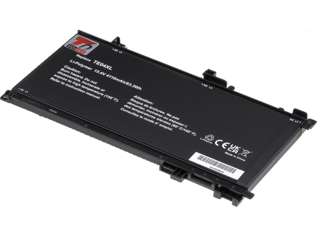 T6 Power Baterie HP Pavilion 15-bc200, 15-dp0000, Omen 15-ax200, 4110mAh, 63Wh, 4cell, Li-pol (NBHP0139)