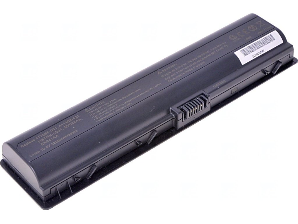 T6 Power Baterie HP Pavilion dv2000, dv6000, G6000, G7000 serie, 5200mAh, 56Wh, 6cell (NBHP0018)