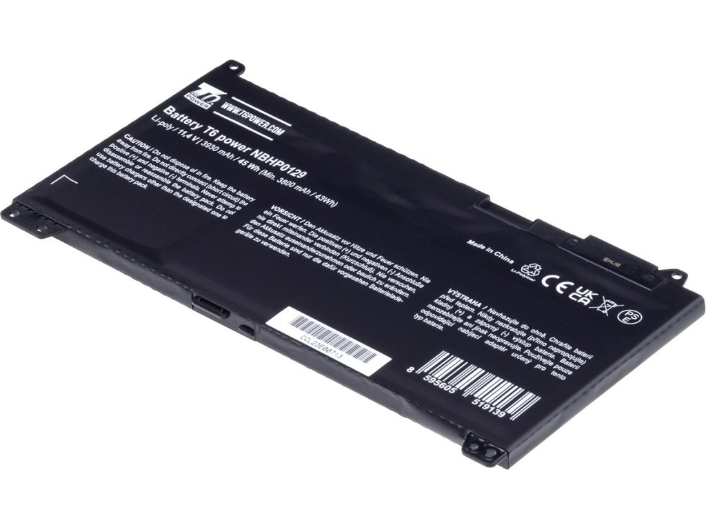 T6 Power Baterie HP ProBook 430 G4/G5, 440 G4/G5, 450 G4/G5, 470 G4/G5, 3930mAh, 45Wh, 3cell, Li-pol (NBHP0129)