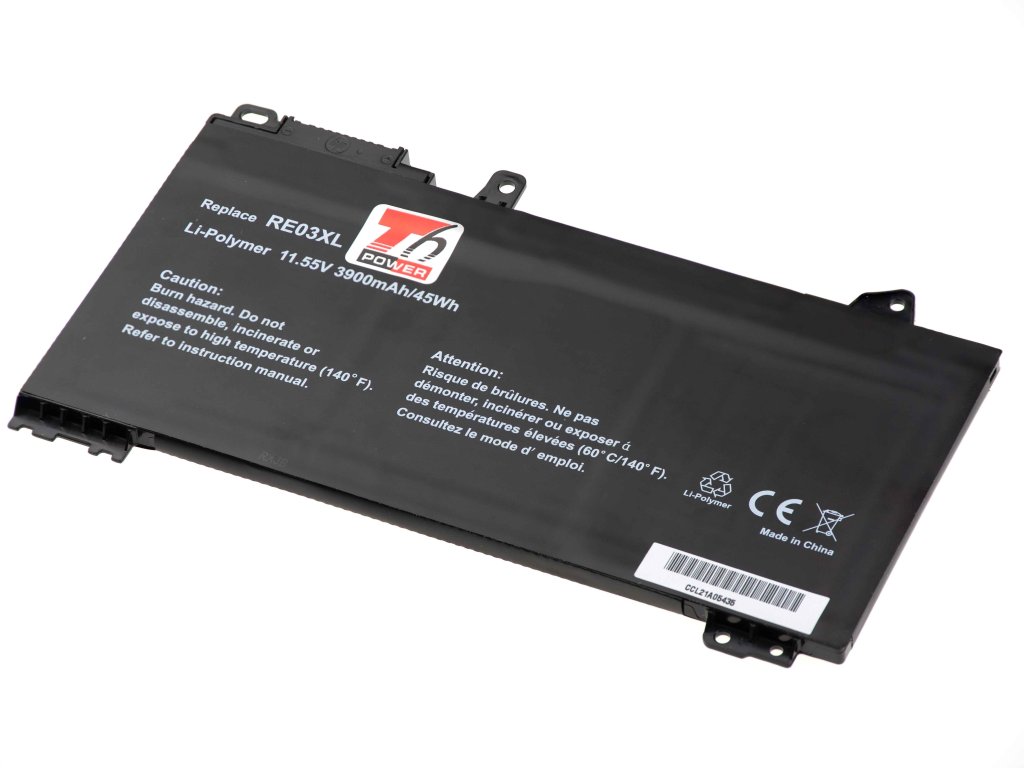 T6 Power Baterie HP ProBook 430 G6, 440 G6, 445 G6, 450 G6, 455 G6, 3900mAh, 45Wh, 3cell, Li-pol (NBHP0174)