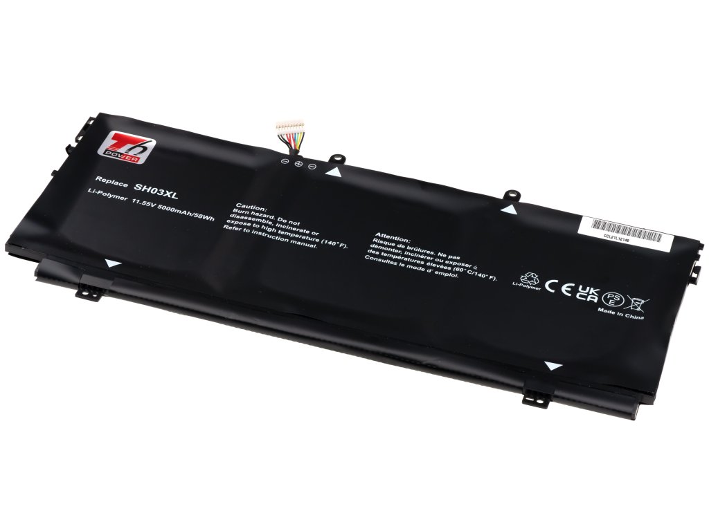T6 Power Baterie HP Spectre 13-ac000 x360, Spectre 13-w000 x360, 5000mAh, 58Wh, 3cell, Li-pol (NBHP0158)