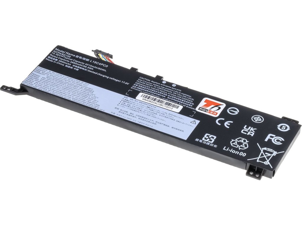 T6 Power Baterie Lenovo Legion 5-15ARH05, 5-15IMH05, 5P-15IMH05, 3900mAh, 60Wh, 4cell, Li-pol (NBIB0205)
