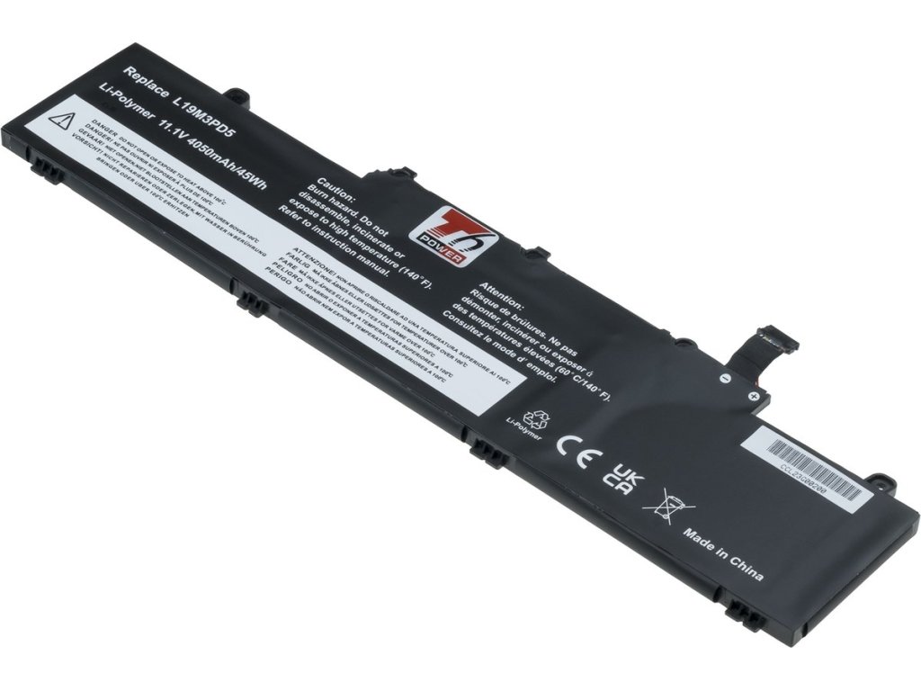 T6 Power Baterie Lenovo ThinkPad E14, E15 Gen 2, Gen 3, Gen 4, 4050mAh, 45Wh, 3cell, Li-Pol (NBIB0214)