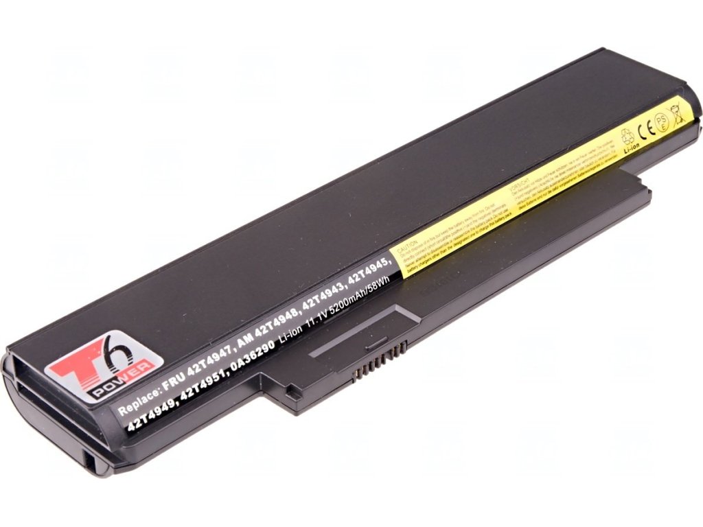 T6 Power Baterie Lenovo ThinkPad Edge E120, E125, E320, E325, X121e, X130e, 5200mAh, 58Wh, 6cell (NBIB0099)