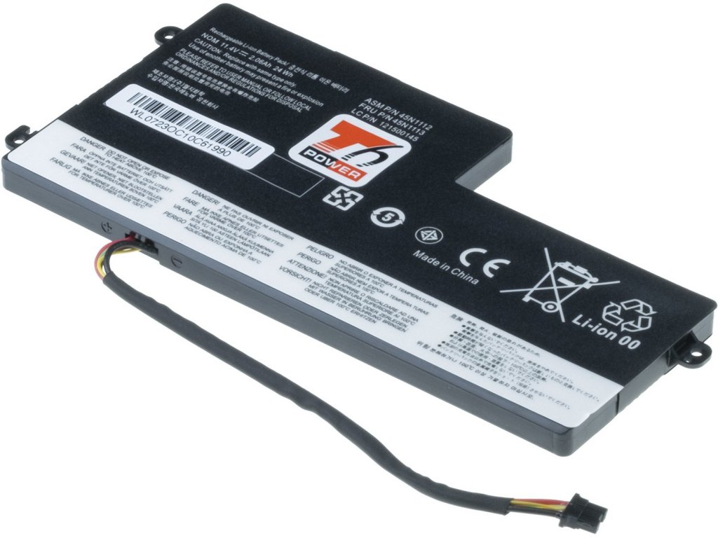T6 Power Baterie Lenovo ThinkPad T440, T440s, T450, T450s, internal, 2060mAh, 24Wh, 3cell, Li-poly (NBIB0228)