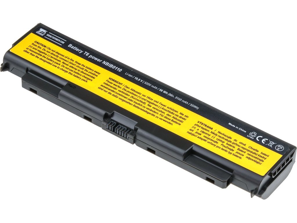 T6 Power Baterie Lenovo ThinkPad T440p, T540p, W540, L440, L540 serie, 5200mAh, 56Wh, 6cell (NBIB0110)