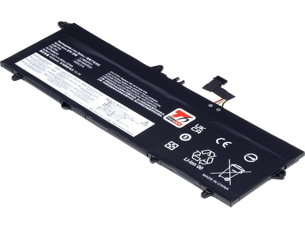 T6 Power Baterie Lenovo ThinkPad T490s, T495s, T14s Gen 1, 4950mAh, 57Wh, 3cell, Li-Pol (NBIB0222)