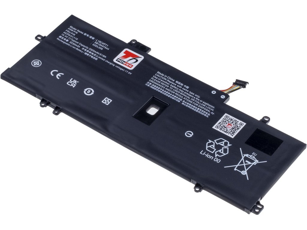 T6 Power Baterie Lenovo ThinkPad X1 Carbon 7th, 8th, X1 Yoga 4th, 5th, 3325mAh, 51Wh, 4cell, Li-Pol (NBIB0221)