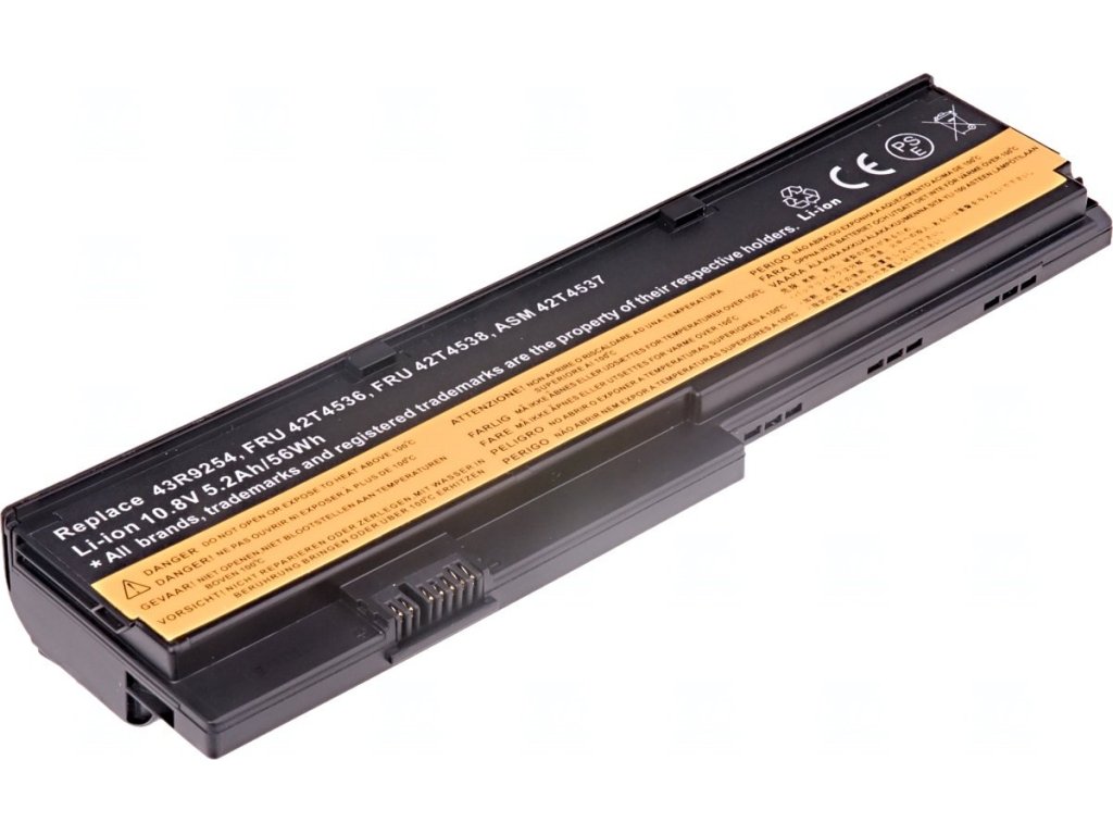 T6 Power Baterie Lenovo ThinkPad X200, X200s, X201, X201i, X201s, 5200mAh, 56Wh, 6cell (NBIB0063)