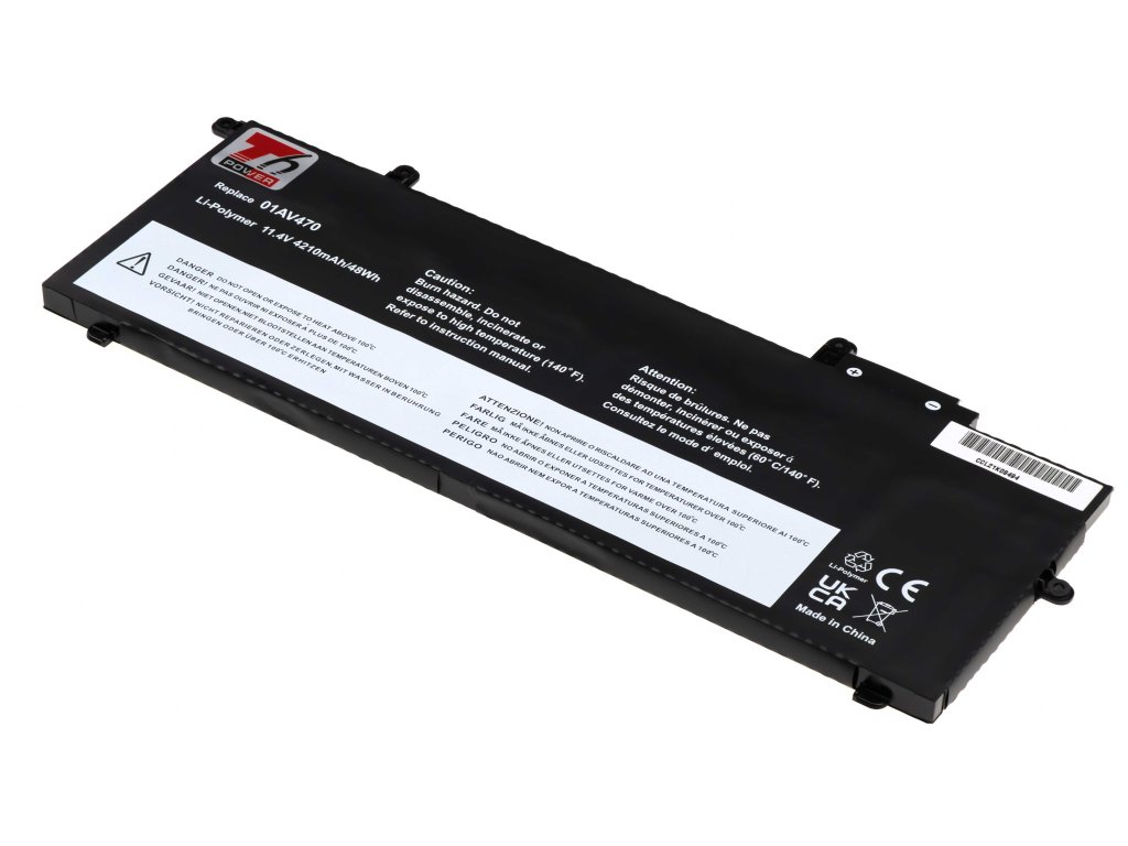 T6 Power Baterie Lenovo ThinkPad X280 serie, 4210mAh, 48Wh, 6cell, Li-Pol (NBIB0180)