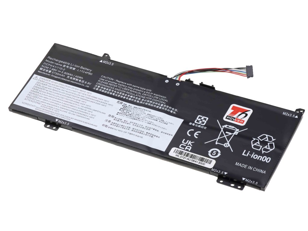 T6 Power Baterie Lenovo Yoga 530-14IKB, IdeaPad 530S-14IKB, Flex 6-14IKB, 5928mAh, 45Wh, 4cell (NBIB0187)