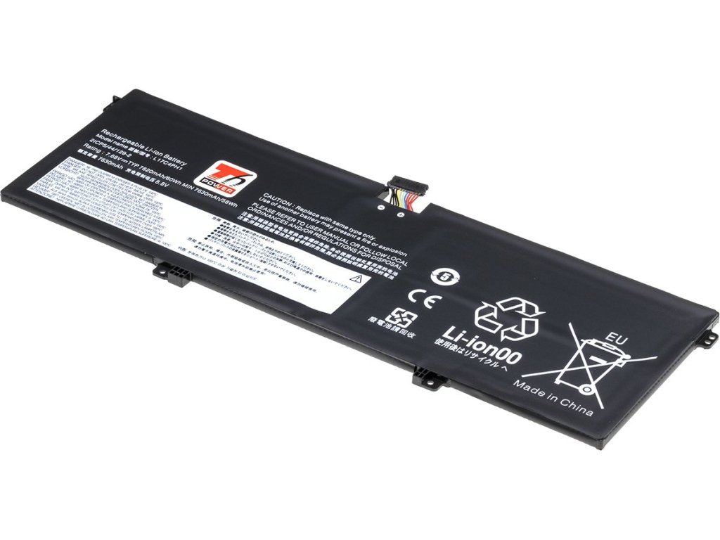 T6 Power Baterie Lenovo Yoga C930-13IKB, 7820mAh, 60Wh, 4cell, Li-pol (NBIB0209)
