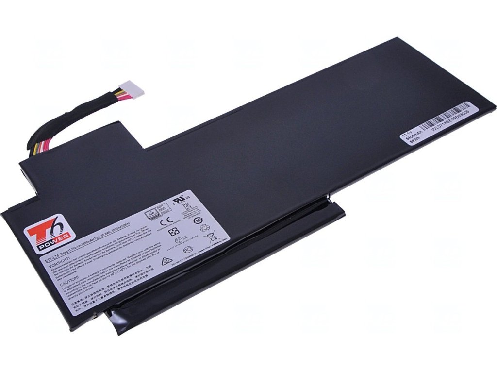 T6 Power Baterie MSI BTY-L76, 5400mAh, 58Wh, 6cell, Li-pol (NBPR0037)