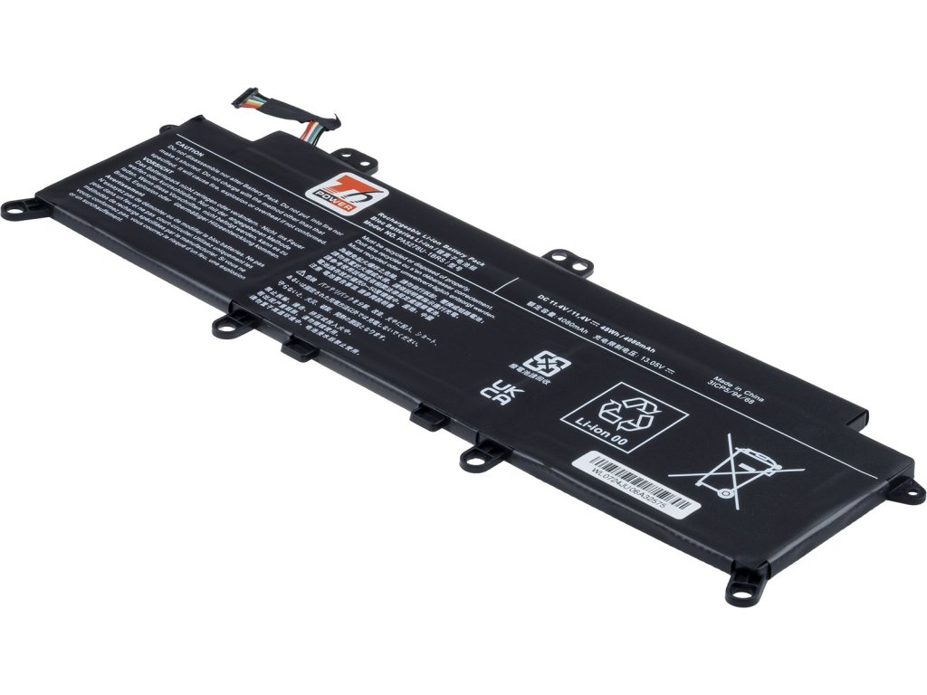 T6 Power Baterie Toshiba Portege X30-E, X30-D, Tecra X40-E, X40-D, 4080mAh, 48Wh, 3cell, Li-pol (NBTS0120)