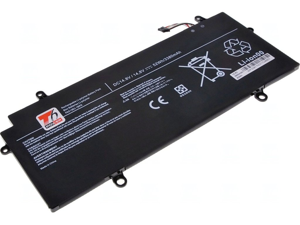 T6 Power Baterie Toshiba Portege Z30-A, Z30-B, Z30T-A, Z30T-B, Z30-C, 3380mAh, 52Wh, 4cell, Li-pol (NBTS0111)