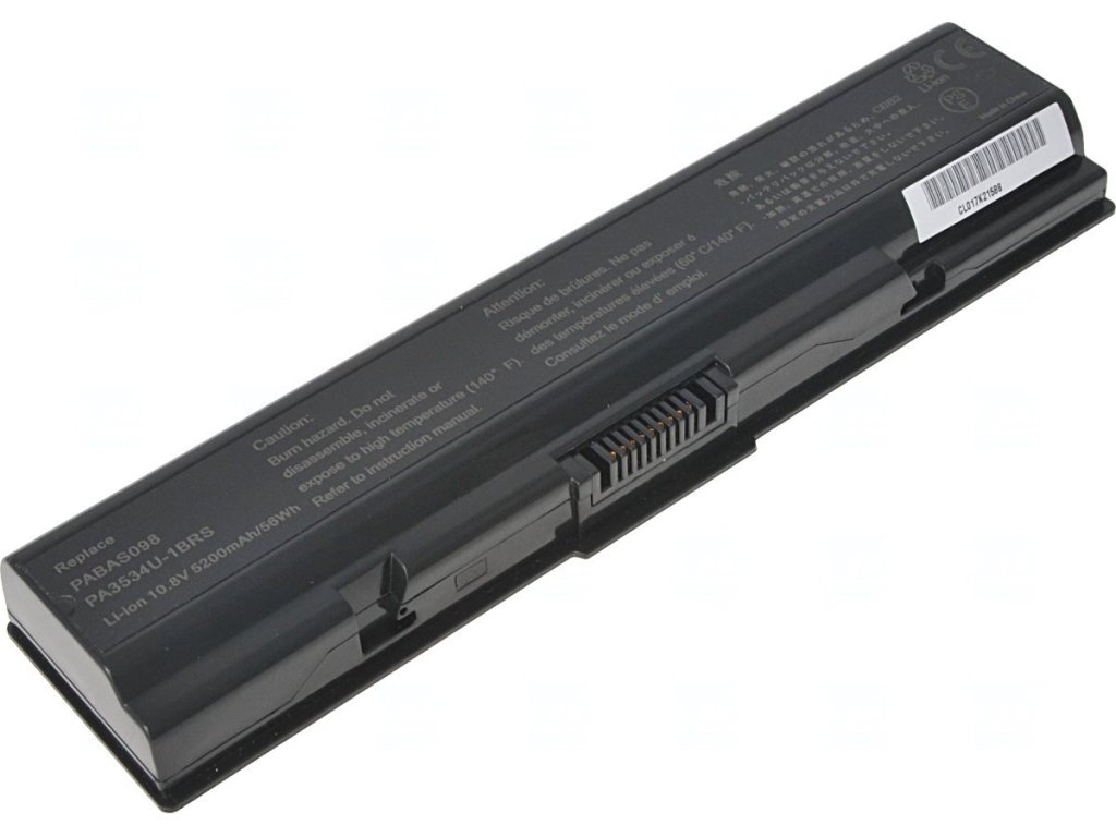 T6 Power Baterie Toshiba Satellite A200, A300, A500, L200, L300, L450, L500, 5200mAh, 56Wh, 6cell (NBTS0063)