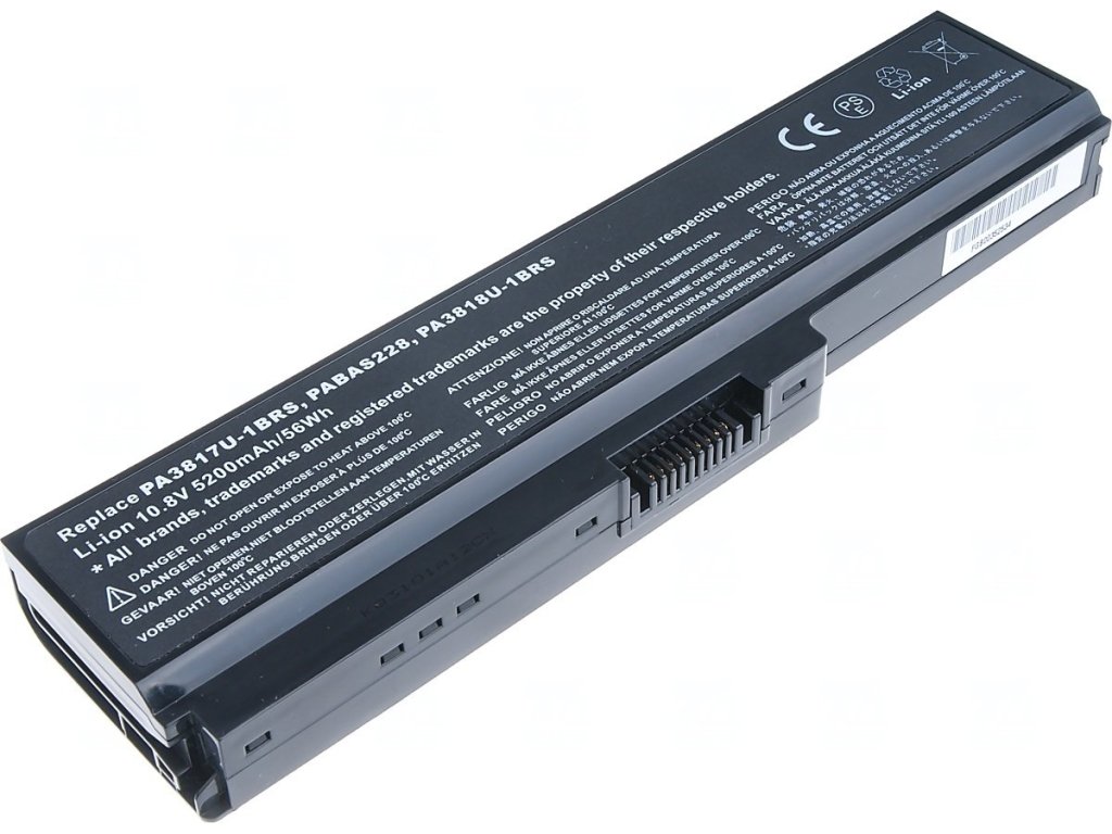 T6 Power Baterie Toshiba Satellite L730, L735, L740, L745, L750, L755, L775, 5200mAh, 56Wh, 6cell (NBTS0099)
