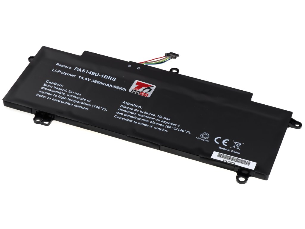 T6 Power Baterie Toshiba Tecra Z40-A, Z50-A serie, 3860mAh, 56Wh, 4cell, Li-pol (NBTS0115)