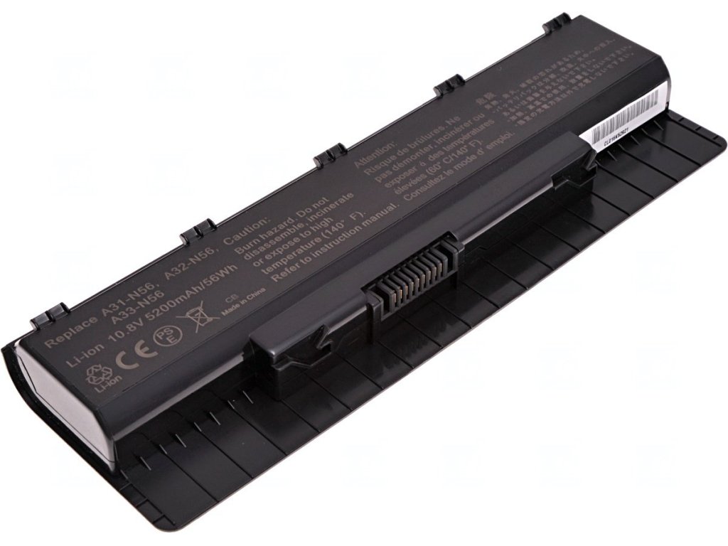 T6 power náhrada Asus N46, N56, N76, 5200mAh, 56Wh, 6cell (NBAS0087)