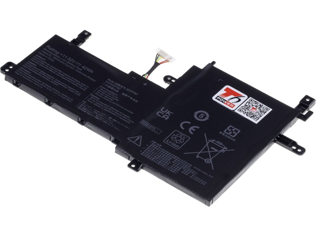 T6 POWER náhrada Asus VivoBook X513, X531, S513, S531F, F513, K513, 3653mAh, 42Wh, 3cell, Li-pol (NBAS0169)