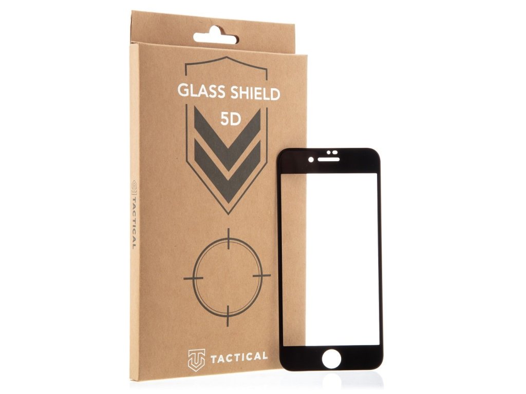 TACTICAL Glass Shield 5D pro Apple iPhone 7  8  SE2020 černá (8596311111037)