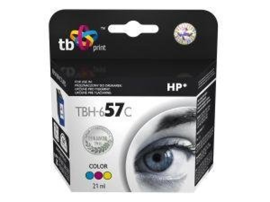TB kompatibilní cartridge C6657AE,C,M,Y, (TBH-657C)