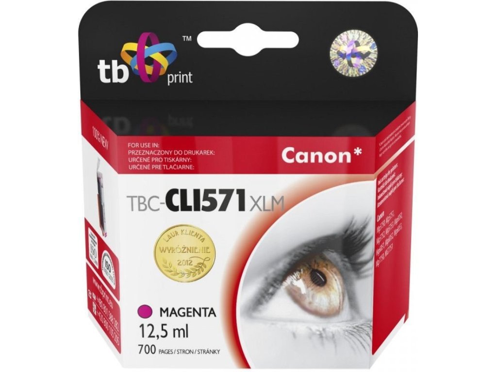 TB kompatibilní cartridge Canon CLI-571XL,Magent, (TBC-CLI571XLM)