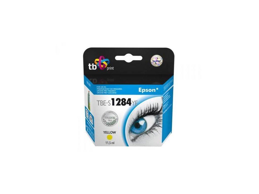TB kompatibilní cartridge Epson T1284,Yellow,(TBE-S1284YE)