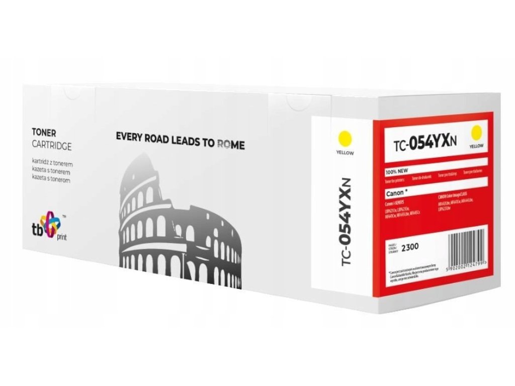 TB kompatibilní toner Canon 054HY, yellow (TC-054YXN)