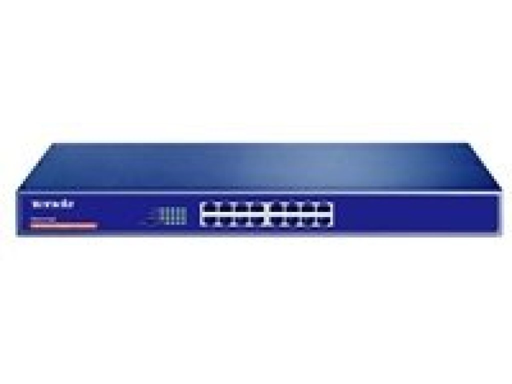 Tenda TEG1016G 16-Port Gigabit Ethernet Switch, 10/100/1000 Mb/s, Rackmount