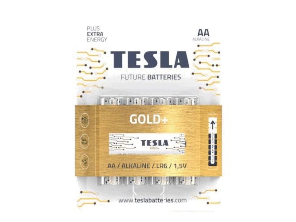 TESLA AA GOLD+ alkalická - 4 ks, ND (1099137206)
