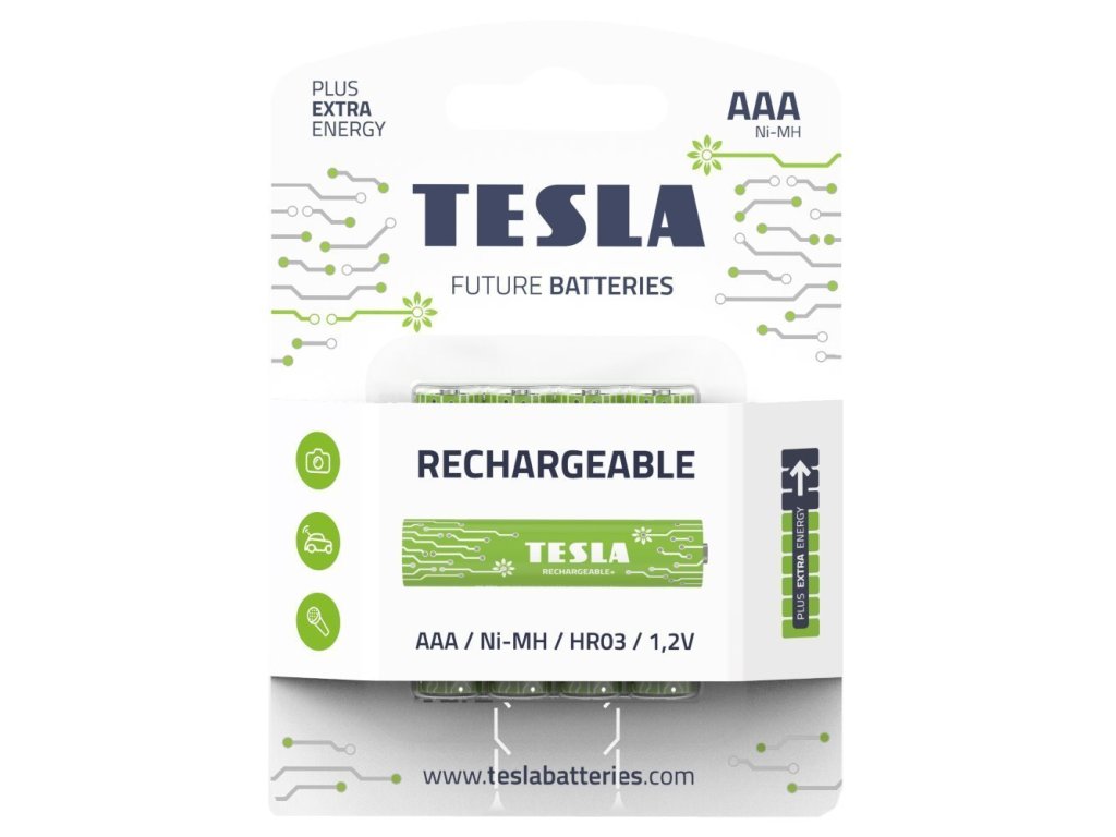 TESLA AAA Ni-MH 800mAh 4ks (16030420)