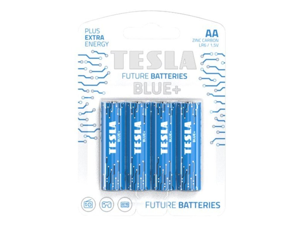 TESLA BLUE+ Zinc Carbon baterie AA (1099137197)