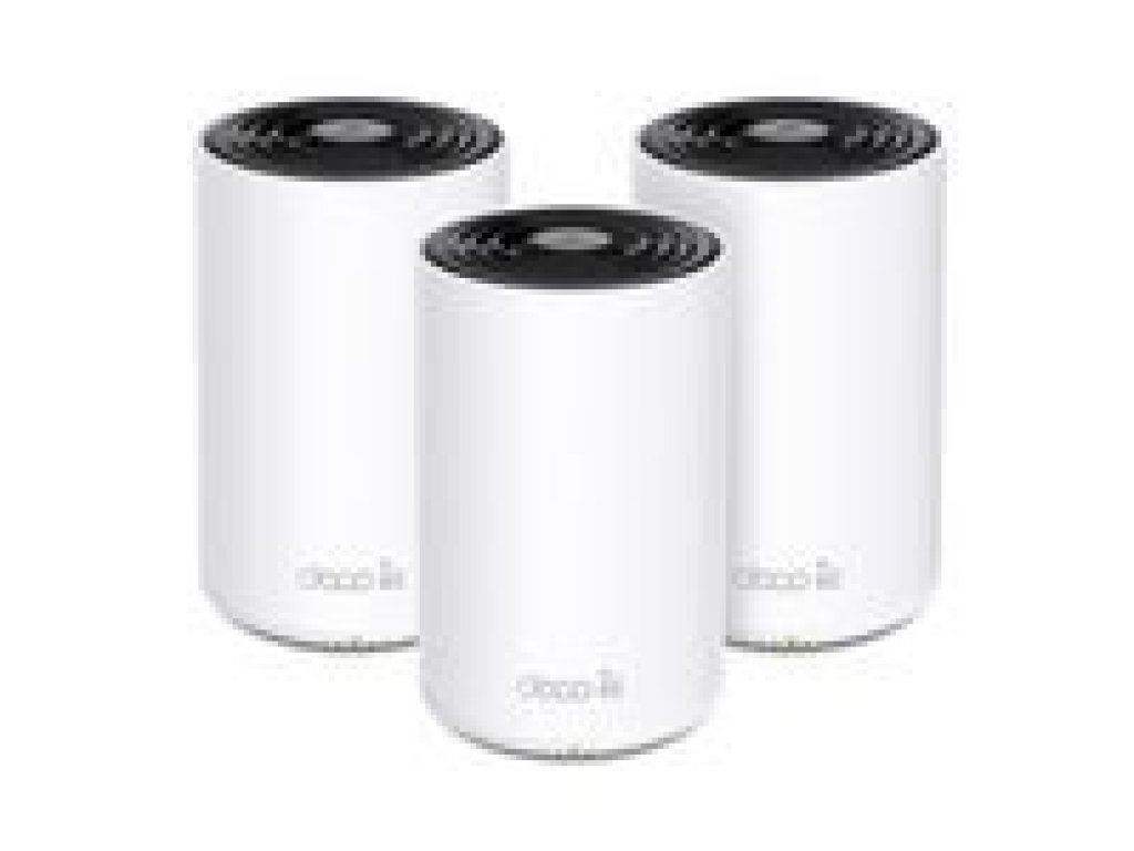 TP-LINK AXE5400 Whole Home Mesh Wi-Fi 6E System Tri-Band 574Mbps at 2.4GHz + 2402Mbps at 5GHz + 2402Mbps at 6GHz (DECO XE75 PRO(3-PACK)