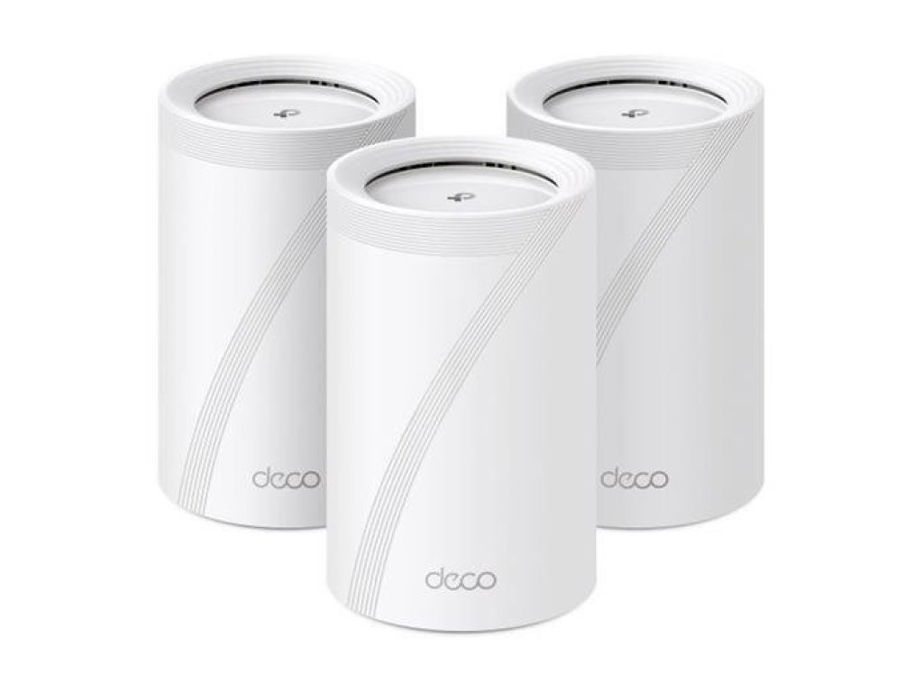 TP-LINK Deco BE65(3-pack) BE9300 Třípásmový systém Mesh WiFi 7 pro celou domácnost, 4x 2.5GLAN, USB, 2,4/5/6GHz, HomeShi (Deco BE65(3-pack))