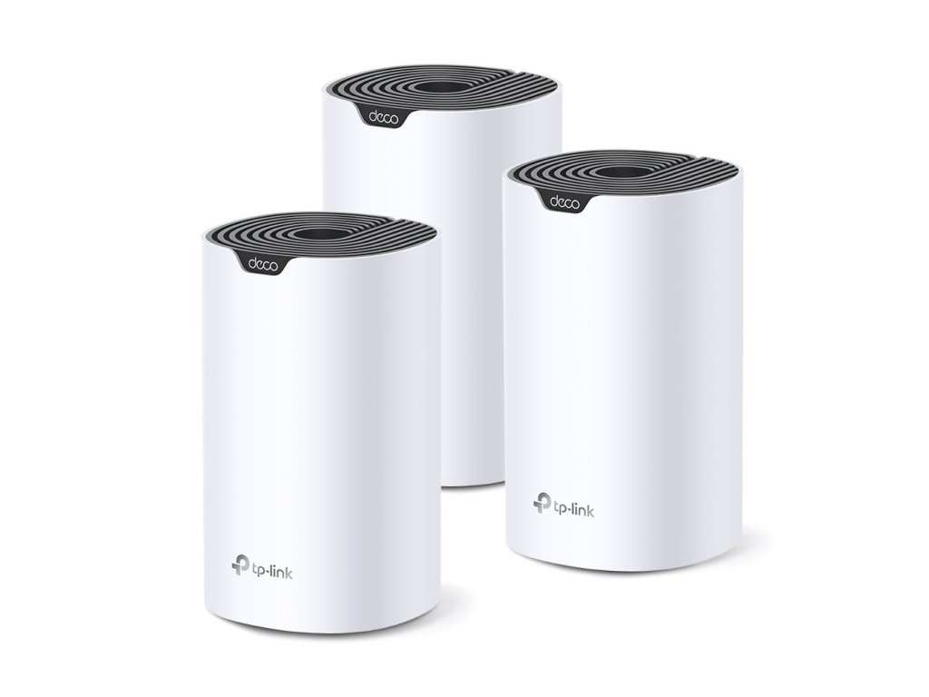 TP-LINK Deco S7(3-pack) - Mesh systém AC1900 s Wi-Fi pro celoplošné pokrytí domácnosti, 3x Gigabit WAN/LAN (Deco S7(3-pack))