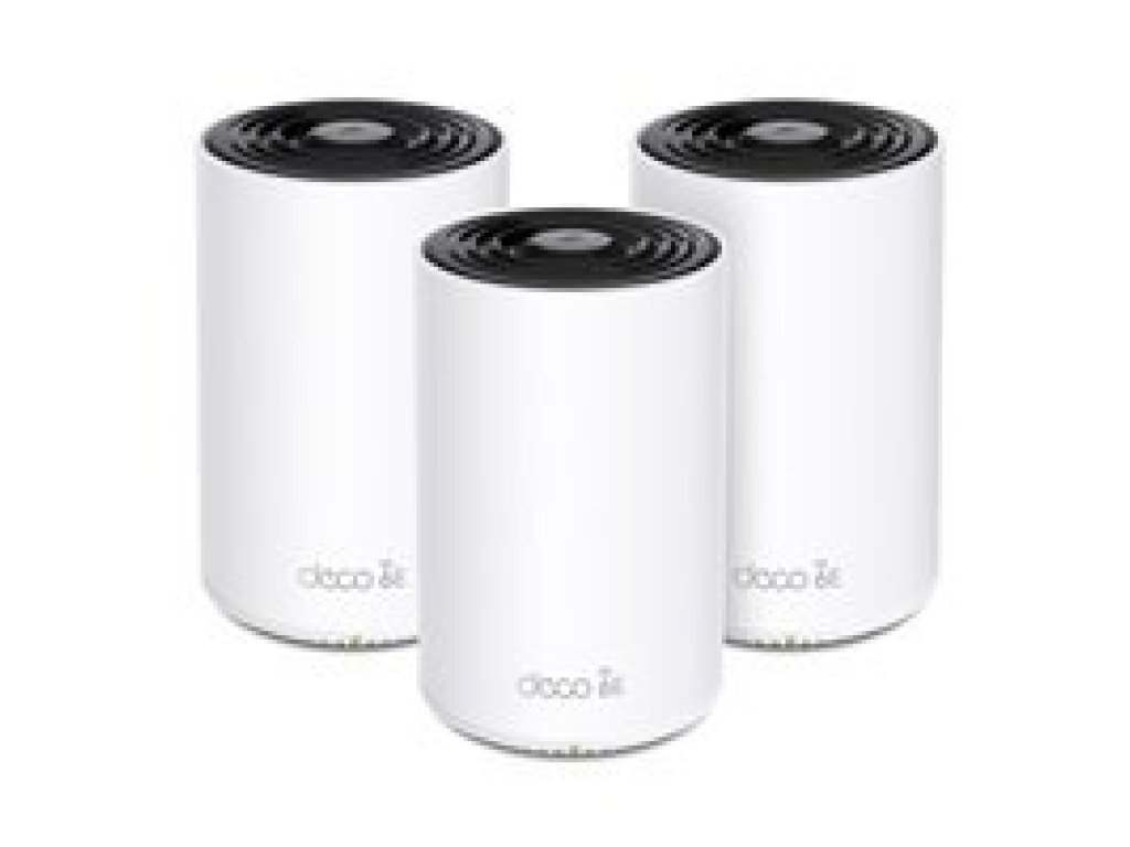 TP-LINK Deco XE75(3-pack) - AXE5400 třípásmový Meshový Wi-Fi 6E systém pro chytré domácnosti, HomeShield (3-pack) (Deco XE75(3-pack))