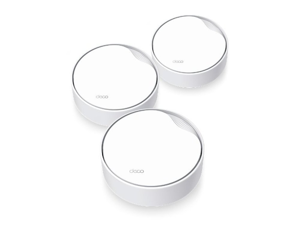 TP-LINK DecoDeco X50-PoE(3-pack) AX3000 Wi-Fi 6 mesh systém, 1x 2.5GLAN, 1x GLAN, PoE (Deco X50-PoE(3-pack))