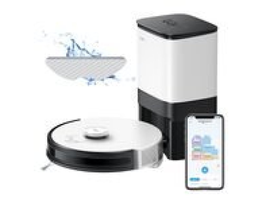TP-LINK Tapo RV30 Plus - Robotický vysavač a mop, bílá (Tapo RV30 Plus)