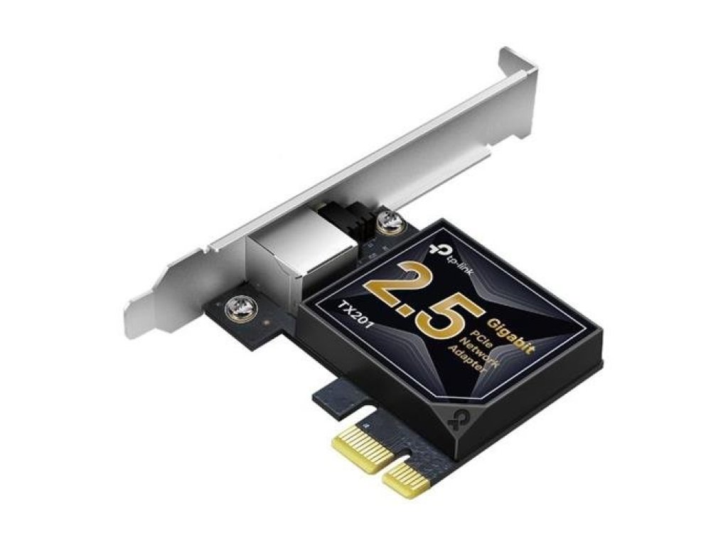 TP-LINK TX201 V1 - Síťový adaptér, PCIe 2.1 x4 nízký profil, 100M/1G/2.5G Gigabit Ethernet x 1 (TX201)