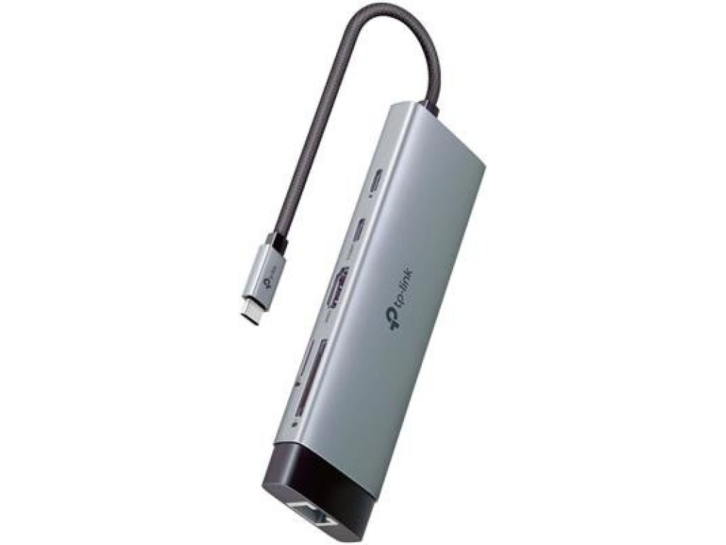 TP-LINK UH9120C USB-C, HDMI, RJ45, 1x USB C, 3x USB, ctecka SD/microSD, PD 100W (UH9120C)