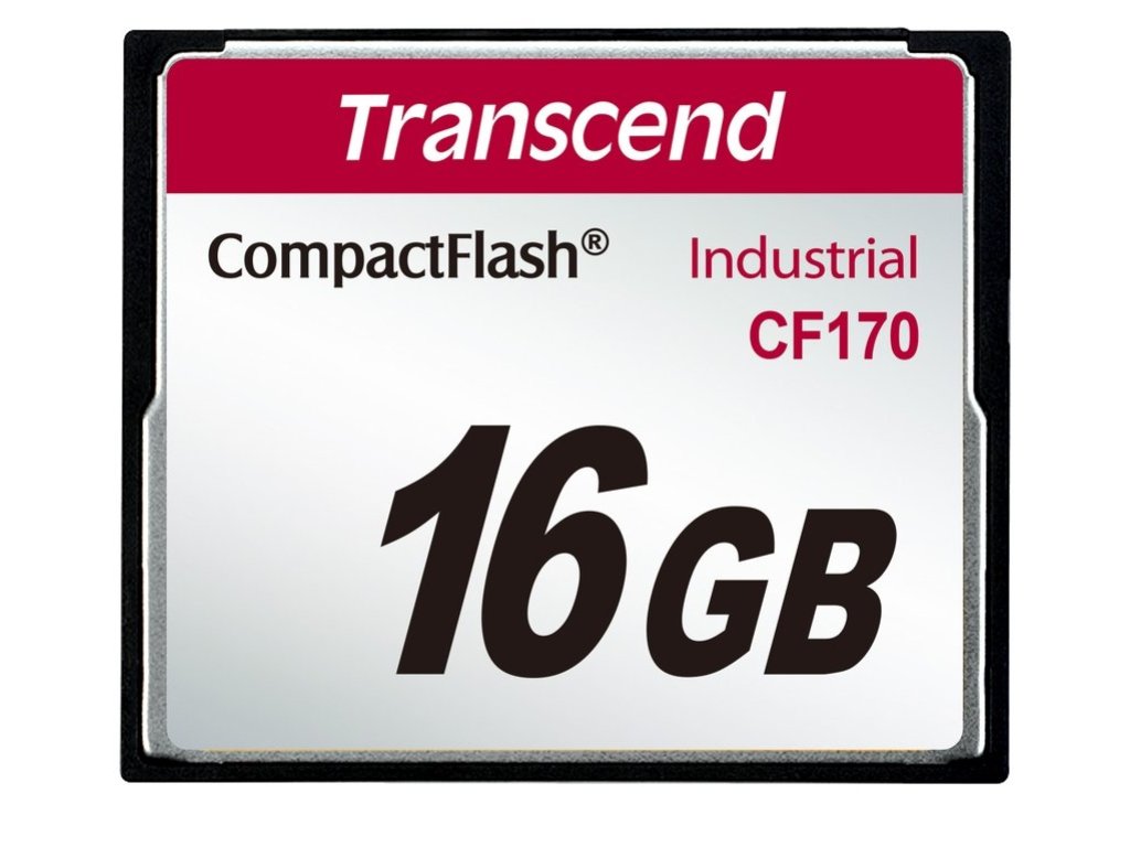 Transcend 16GB INDUSTRIAL CF CARD CF170 pametová karta (MLC)