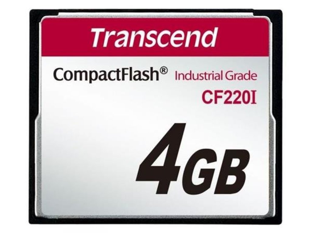 TRANSCEND 4GB INDUSTRIAL TEMP CF220I CF CARD (SLC) Fixed disk and UDMA5