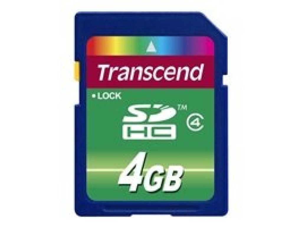TRANSCEND SDHC Class 4 4GB